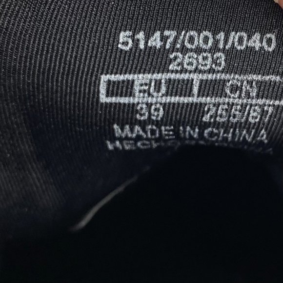 Zara Chelsea Lug Sole Chunky Heel Platform Ankle Boot Black Size 39 US 8 - Picture 9 of 12